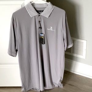 Pebble Beach Golf Polo Shirt Mens LG NWT